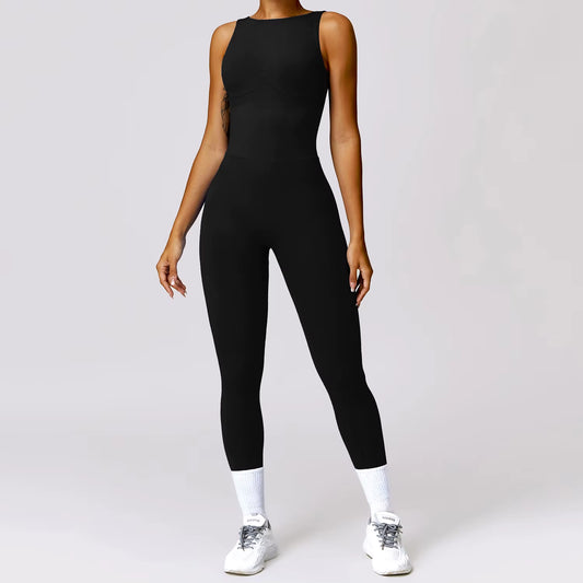 Yoga Set Seamless Jumpsuits One Piece Women'S Tracksuit Fitness Workout Rompers Sportswear Gym Set Workout Clothes for Women