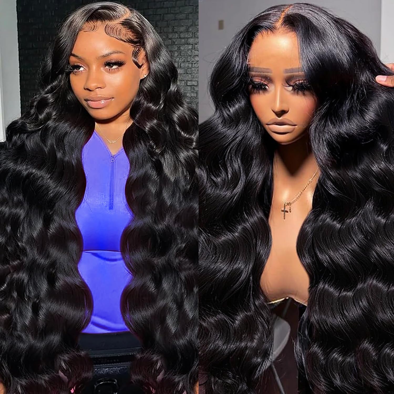 Body Wave Wig 13X6 HD Lace Front Wigs Human Hair Pre Plucked Body Wave Lace Front Wigs Human Hair 200 Density Frontal Wigs for Black Women Human Hair Wig 26 Inch